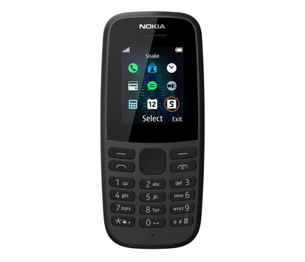NOKIA 105 Czarny Dual Sim - 529064 - zdjęcie 2